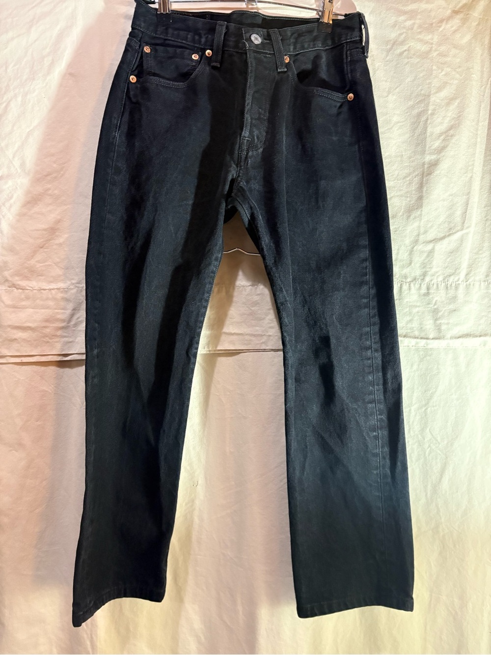 Levi's 501 Black Straight Jeans